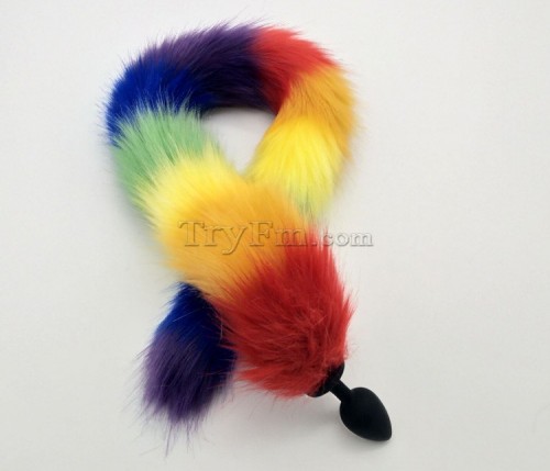 rainbow tail anal plug 11