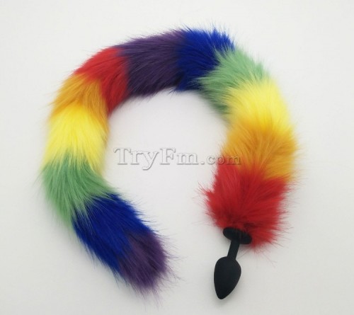 rainbow tail anal plug 12