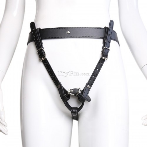 1 Leather Strap On Harness1