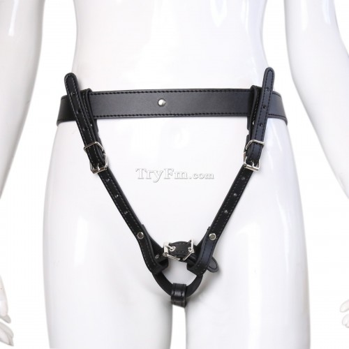 1 Leather Strap On Harness2