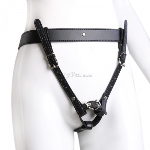 1 Leather Strap On Harness4