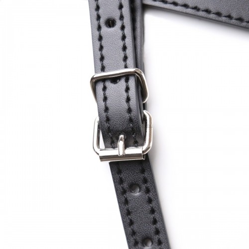 1 Leather Strap On Harness5