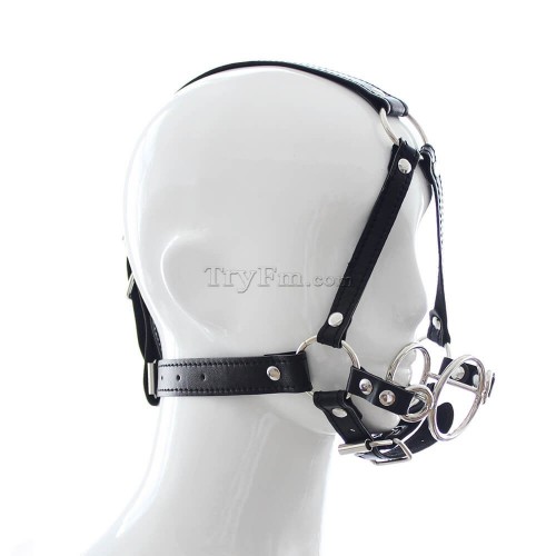 15 Head Harness with Deep Throat Gag