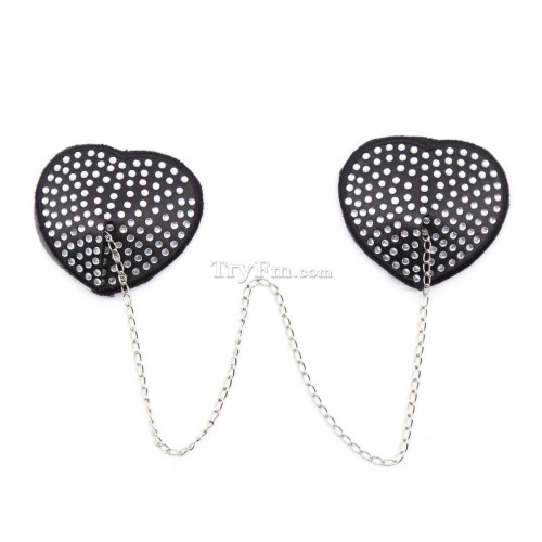 15 Glitter heart pasties (10)