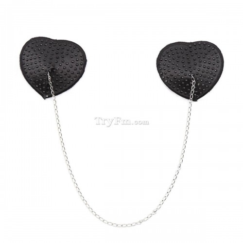 15 Glitter heart pasties (5)