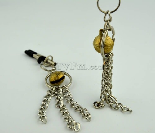 11 nipple clamp with metal tassels (6)