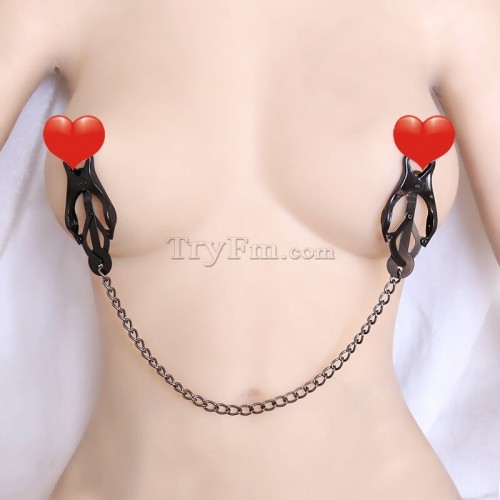 9 nipple clamp with chain (3)