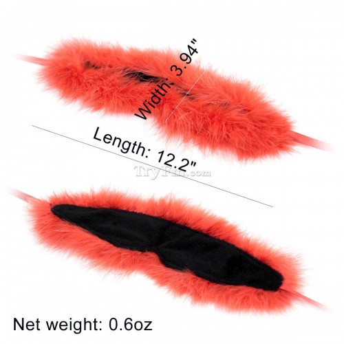 6 red furry blindfold (4)