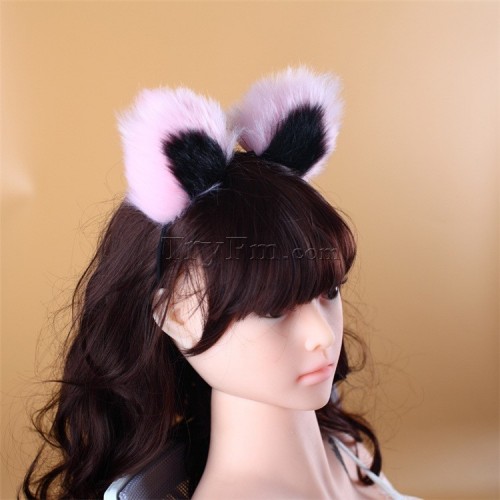 2-pink-black-furry-hair-sticks-headdress1.jpg