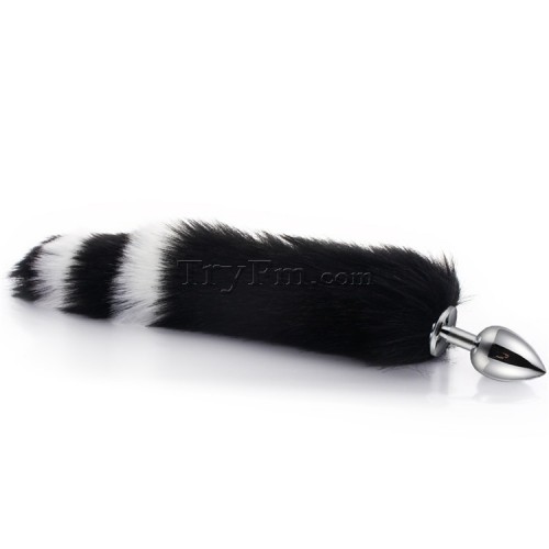 3 white black furry tail anal plug (19)