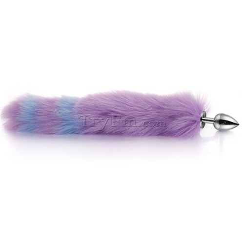 10 Blue purple furry tail anal plug (24)