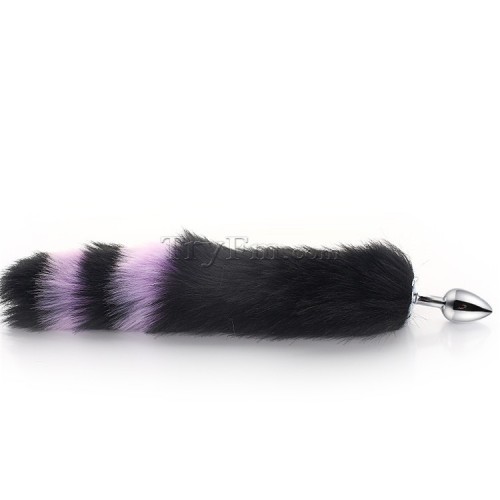 13 black purple furry tail anal plug (6)