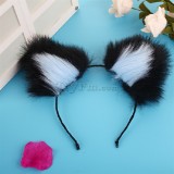9-Blue-black-furry-hair-sticks-headdress4