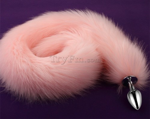 2c 30 inch pink long tail anal plug5